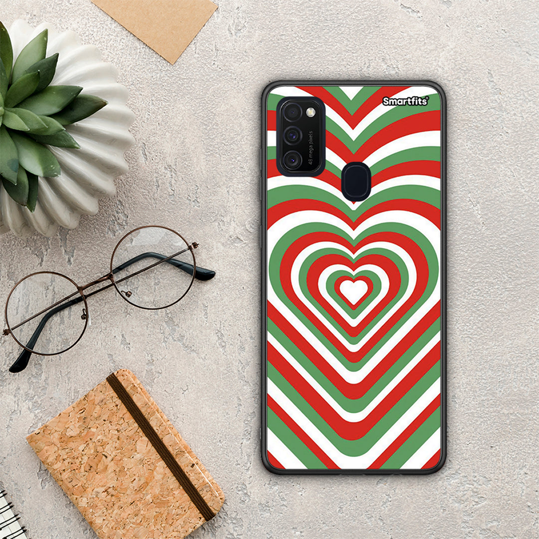 Christmas Hearts - Samsung Galaxy M21 / M30S case