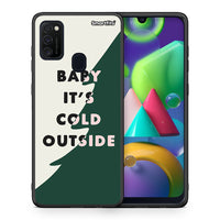 Thumbnail for Θήκη Samsung M21/M31 Cold Outside από τη Smartfits με σχέδιο στο πίσω μέρος και μαύρο περίβλημα | Samsung M21/M31 Cold Outside case with colorful back and black bezels