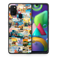 Thumbnail for Θήκη Samsung M21/M31 Live To Travel από τη Smartfits με σχέδιο στο πίσω μέρος και μαύρο περίβλημα | Samsung M21/M31 Live To Travel case with colorful back and black bezels