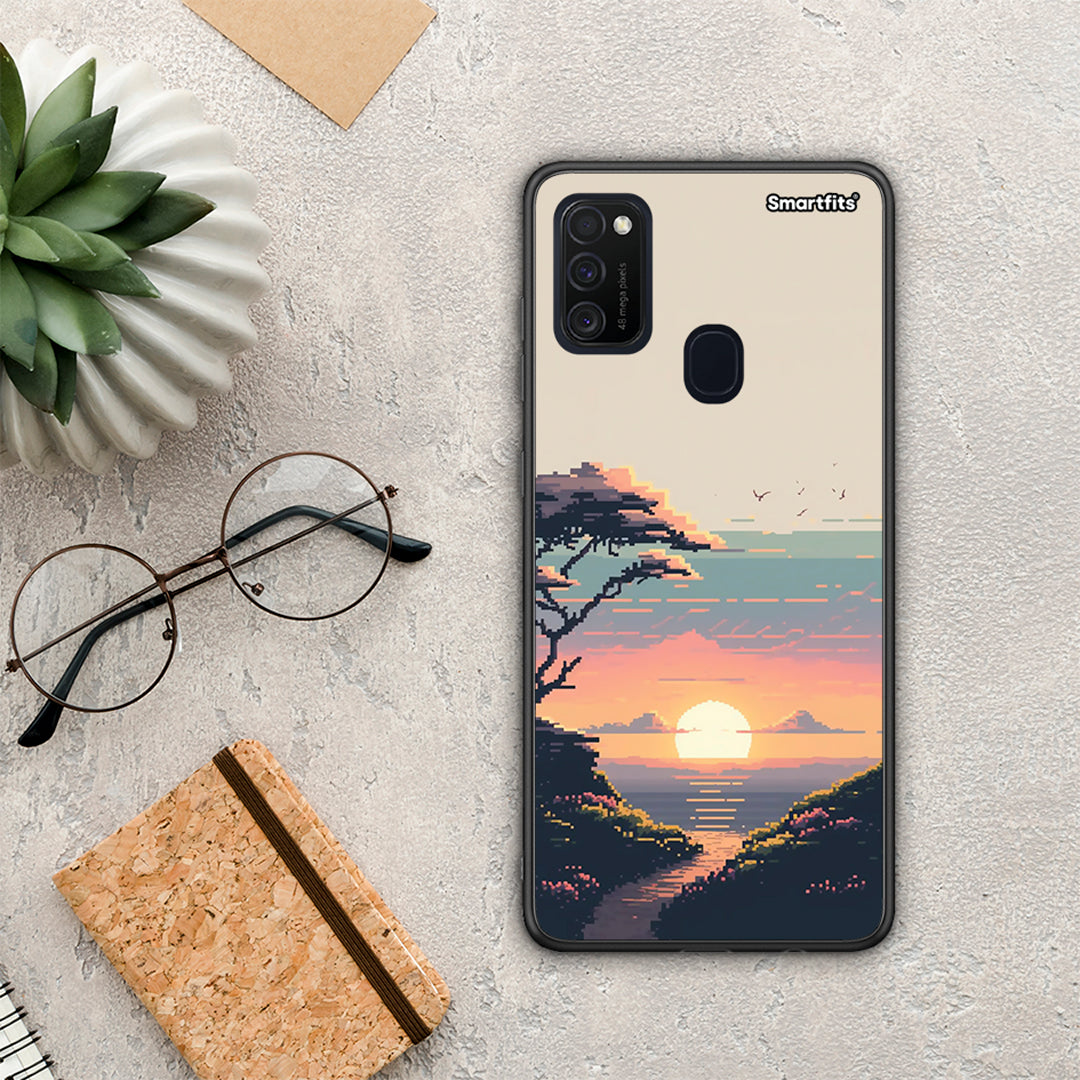 Pixel Sunset - Samsung Galaxy M21 / M30S case