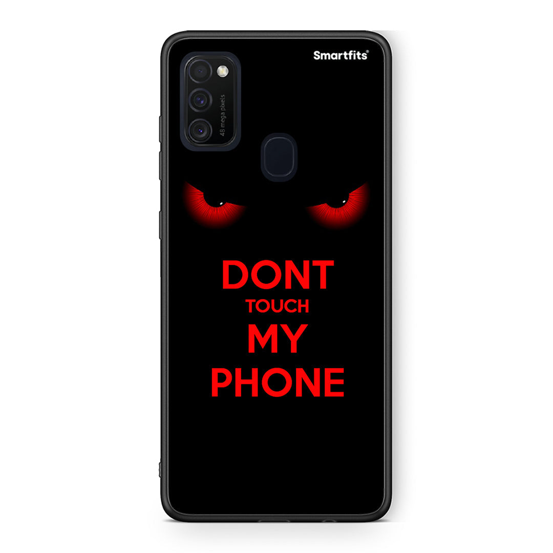 Samsung M21 / M31 Touch My Phone Θήκη από τη Smartfits με σχέδιο στο πίσω μέρος και μαύρο περίβλημα | Smartphone case with colorful back and black bezels by Smartfits