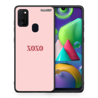 Thumbnail for Θήκη Samsung M21/M31 XOXO Love από τη Smartfits με σχέδιο στο πίσω μέρος και μαύρο περίβλημα | Samsung M21/M31 XOXO Love case with colorful back and black bezels