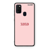 Thumbnail for Samsung M21/M31 XOXO Love θήκη από τη Smartfits με σχέδιο στο πίσω μέρος και μαύρο περίβλημα | Smartphone case with colorful back and black bezels by Smartfits