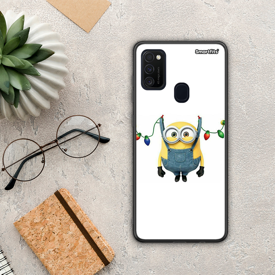 Xmas Minion Lights - Samsung Galaxy M21 / M30S case