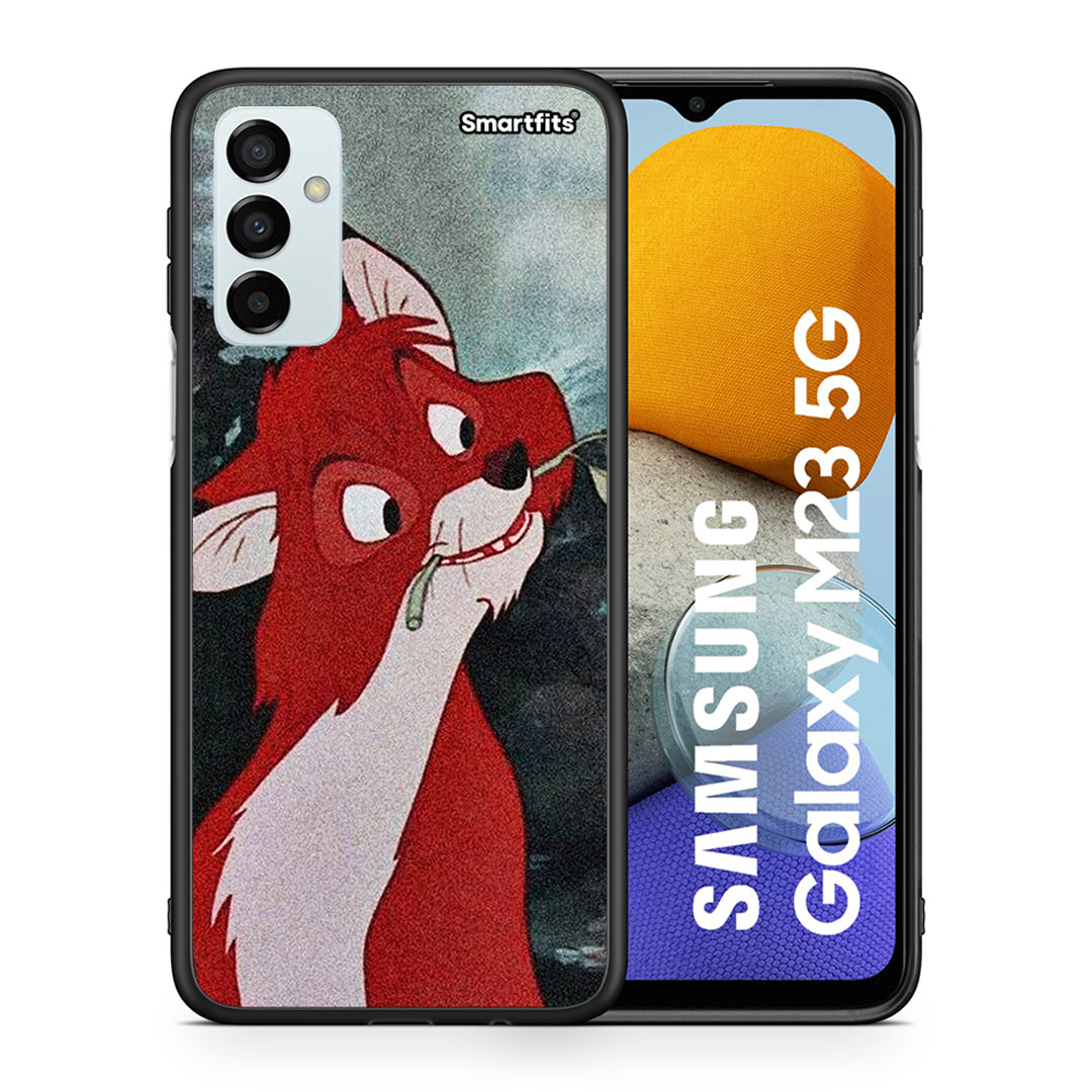 Θήκη Samsung M23 Tod And Vixey Love 1 από τη Smartfits με σχέδιο στο πίσω μέρος και μαύρο περίβλημα | Samsung M23 Tod And Vixey Love 1 case with colorful back and black bezels