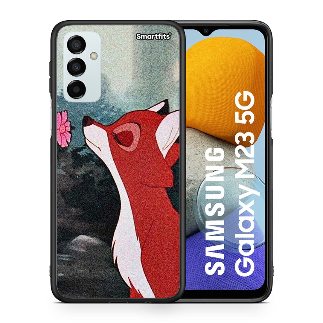 Θήκη Samsung M23 Tod And Vixey Love 2 από τη Smartfits με σχέδιο στο πίσω μέρος και μαύρο περίβλημα | Samsung M23 Tod And Vixey Love 2 case with colorful back and black bezels