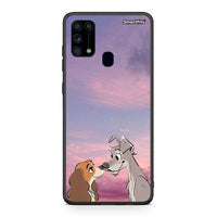 Thumbnail for Samsung M31 Lady And Tramp θήκη από τη Smartfits με σχέδιο στο πίσω μέρος και μαύρο περίβλημα | Smartphone case with colorful back and black bezels by Smartfits