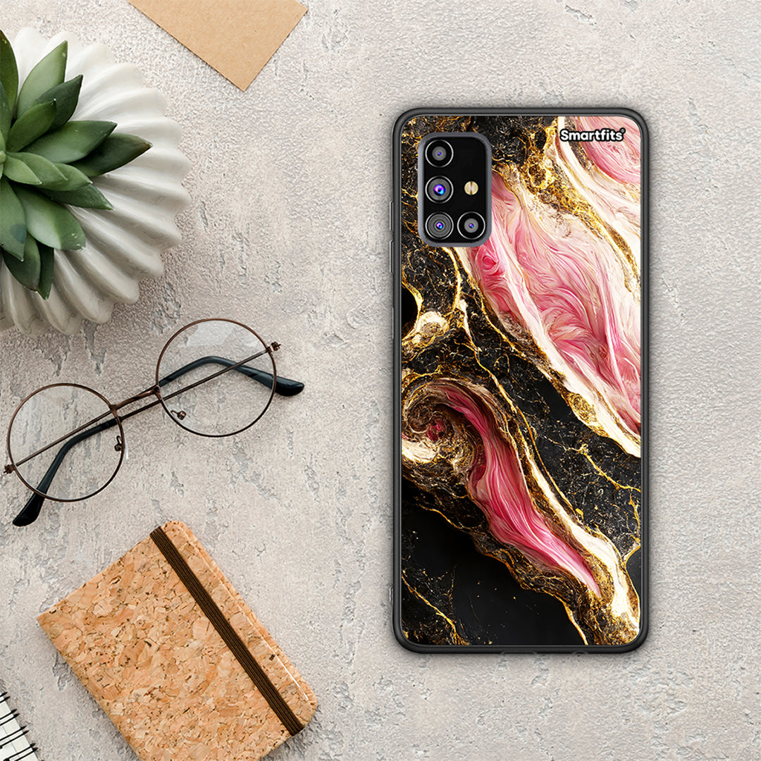 Glamorous Pink Marble - Samsung Galaxy M31S case