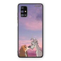 Thumbnail for Samsung M31s Lady And Tramp θήκη από τη Smartfits με σχέδιο στο πίσω μέρος και μαύρο περίβλημα | Smartphone case with colorful back and black bezels by Smartfits