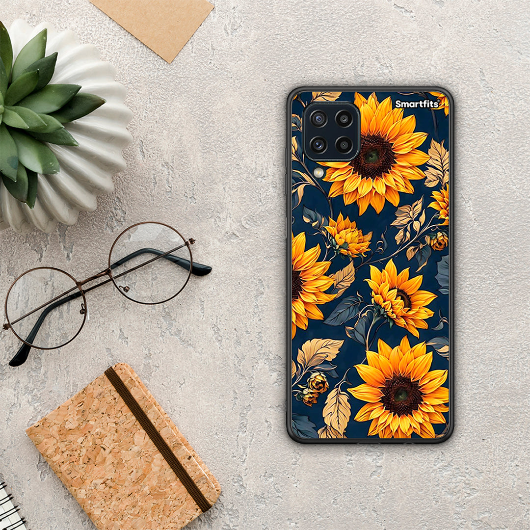 Autumn Sunflowers - Samsung Galaxy M32 4G / M22 θήκη