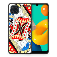 Thumbnail for Θήκη Samsung M32 4G Card Love από τη Smartfits με σχέδιο στο πίσω μέρος και μαύρο περίβλημα | Samsung M32 4G Card Love case with colorful back and black bezels