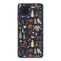 Thumbnail for Samsung M32 4G Christmas Elements θήκη από τη Smartfits με σχέδιο στο πίσω μέρος και μαύρο περίβλημα | Smartphone case with colorful back and black bezels by Smartfits