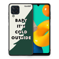 Thumbnail for Θήκη Samsung M32 4G Cold Outside από τη Smartfits με σχέδιο στο πίσω μέρος και μαύρο περίβλημα | Samsung M32 4G Cold Outside case with colorful back and black bezels