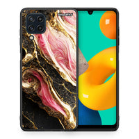 Thumbnail for Θήκη Samsung M32 4G Glamorous Pink Marble από τη Smartfits με σχέδιο στο πίσω μέρος και μαύρο περίβλημα | Samsung M32 4G Glamorous Pink Marble case with colorful back and black bezels