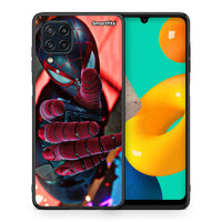 Thumbnail for Θήκη Samsung M32 4G Spider Hand από τη Smartfits με σχέδιο στο πίσω μέρος και μαύρο περίβλημα | Samsung M32 4G Spider Hand case with colorful back and black bezels