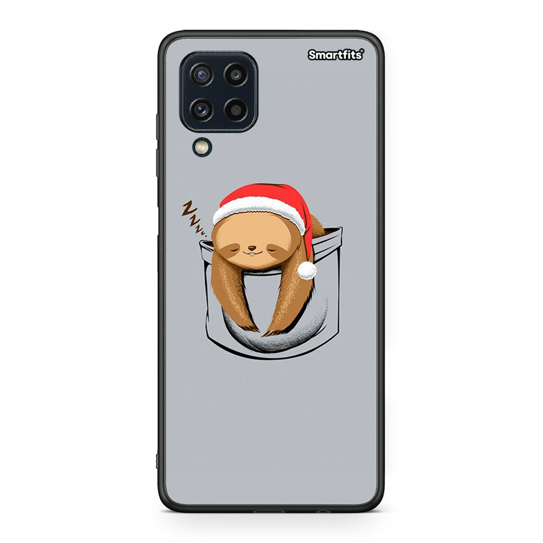 Samsung M32 4G Xmas Zzzz θήκη από τη Smartfits με σχέδιο στο πίσω μέρος και μαύρο περίβλημα | Smartphone case with colorful back and black bezels by Smartfits