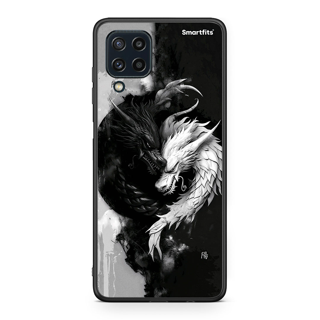 Samsung M32 4G Yin Yang Θήκη από τη Smartfits με σχέδιο στο πίσω μέρος και μαύρο περίβλημα | Smartphone case with colorful back and black bezels by Smartfits