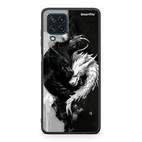 Thumbnail for Samsung M32 4G Yin Yang Θήκη από τη Smartfits με σχέδιο στο πίσω μέρος και μαύρο περίβλημα | Smartphone case with colorful back and black bezels by Smartfits