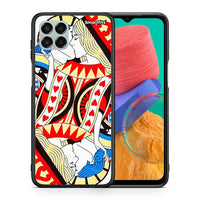 Thumbnail for Θήκη Samsung M33 Card Love από τη Smartfits με σχέδιο στο πίσω μέρος και μαύρο περίβλημα | Samsung M33 Card Love case with colorful back and black bezels