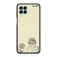 Thumbnail for Samsung M33 Carl And Ellie θήκη από τη Smartfits με σχέδιο στο πίσω μέρος και μαύρο περίβλημα | Smartphone case with colorful back and black bezels by Smartfits