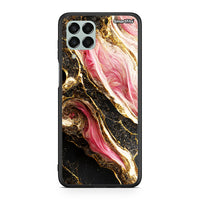 Thumbnail for Samsung M33 Glamorous Pink Marble θήκη από τη Smartfits με σχέδιο στο πίσω μέρος και μαύρο περίβλημα | Smartphone case with colorful back and black bezels by Smartfits