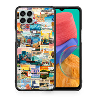 Thumbnail for Θήκη Samsung M33 Live To Travel από τη Smartfits με σχέδιο στο πίσω μέρος και μαύρο περίβλημα | Samsung M33 Live To Travel case with colorful back and black bezels