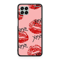 Thumbnail for Samsung M33 XOXO Lips θήκη από τη Smartfits με σχέδιο στο πίσω μέρος και μαύρο περίβλημα | Smartphone case with colorful back and black bezels by Smartfits