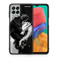Thumbnail for Θήκη Samsung M33 Yin Yang από τη Smartfits με σχέδιο στο πίσω μέρος και μαύρο περίβλημα | Samsung M33 Yin Yang case with colorful back and black bezels