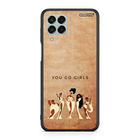 Thumbnail for Samsung M33 You Go Girl θήκη από τη Smartfits με σχέδιο στο πίσω μέρος και μαύρο περίβλημα | Smartphone case with colorful back and black bezels by Smartfits