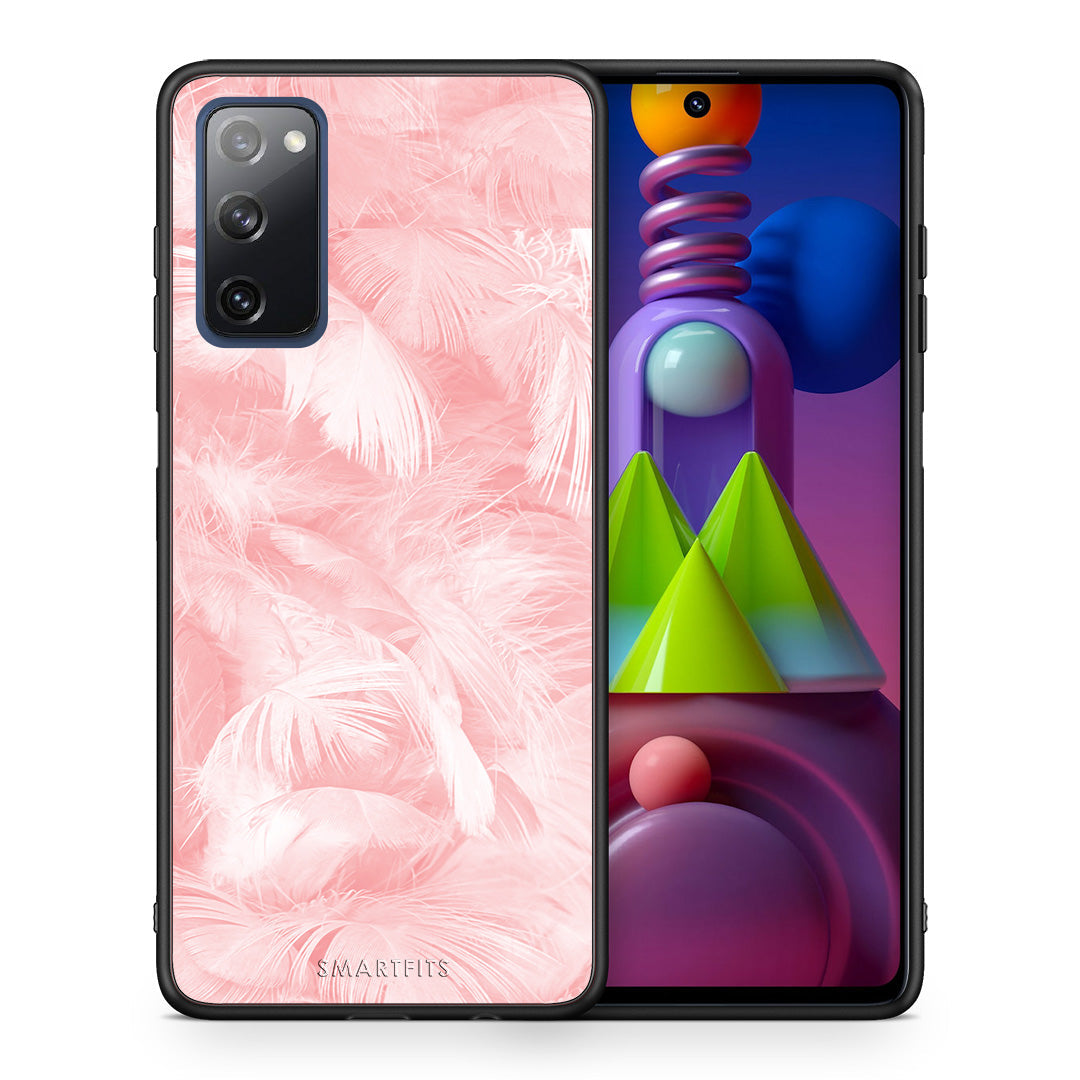 Boho Pink Feather - Samsung Galaxy M51 case