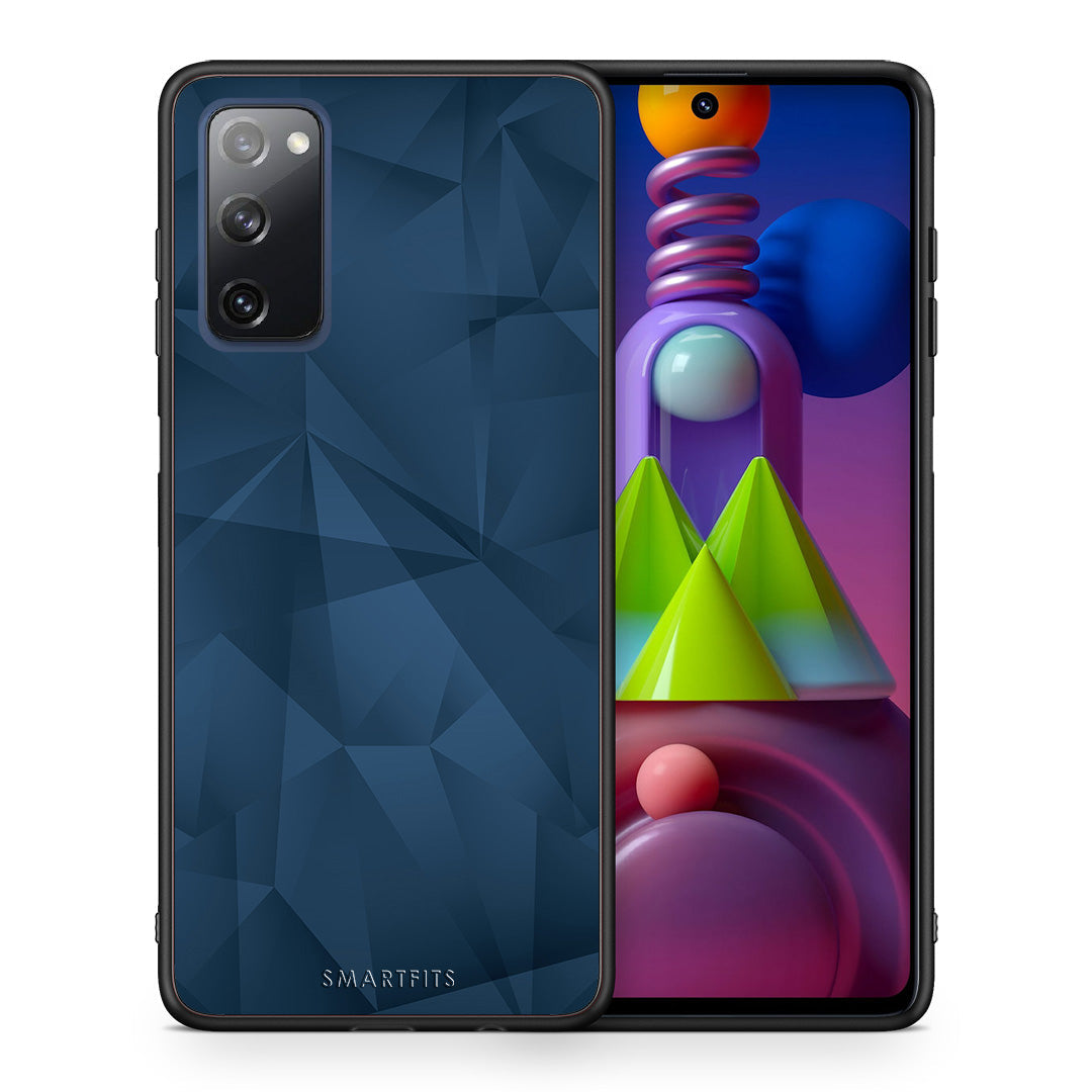 Geometric Blue Abstract - Samsung Galaxy M51 case