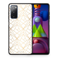 Thumbnail for Geometric Luxury White - Samsung Galaxy M51 case