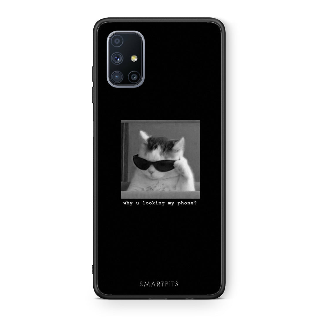 Meme Cat - Samsung Galaxy M51 case