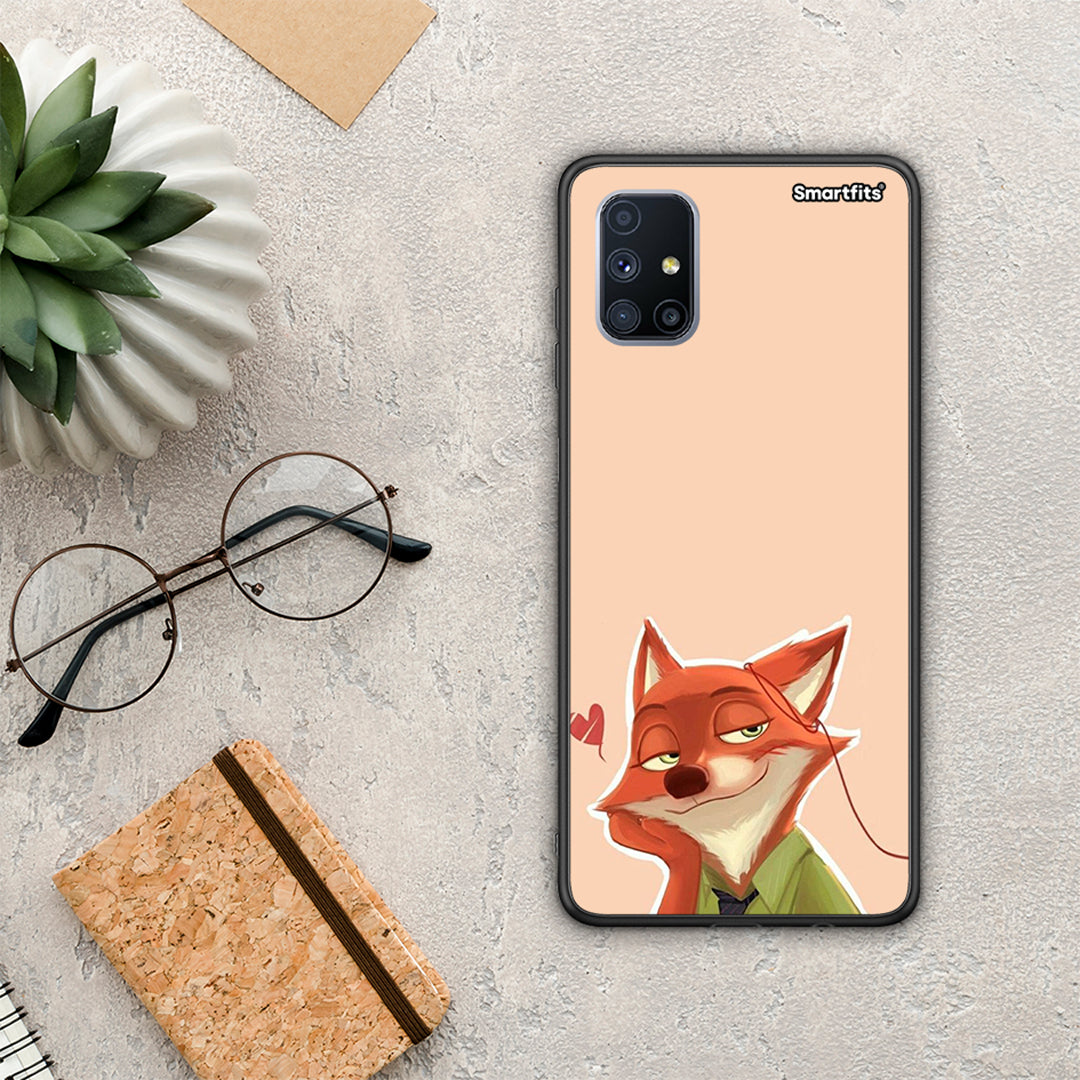 Nick Wilde And Judy Hopps Love 1 - Samsung Galaxy M51 θήκη