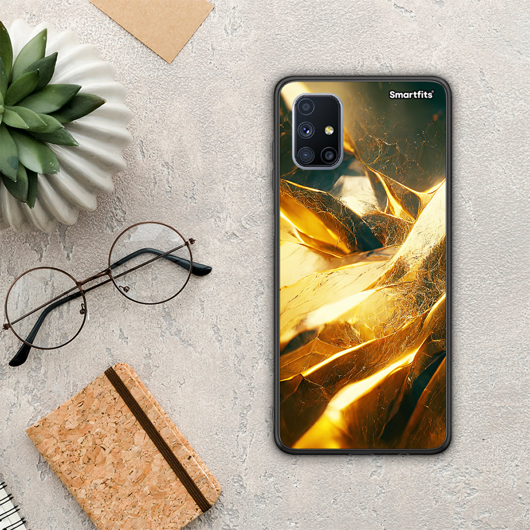 Real Gold - Samsung Galaxy M51 θήκη