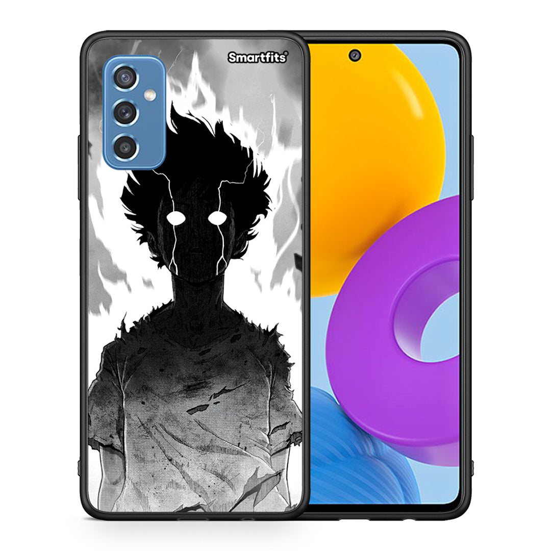 Θήκη Samsung M52 5G Anime Boy από τη Smartfits με σχέδιο στο πίσω μέρος και μαύρο περίβλημα | Samsung M52 5G Anime Boy case with colorful back and black bezels