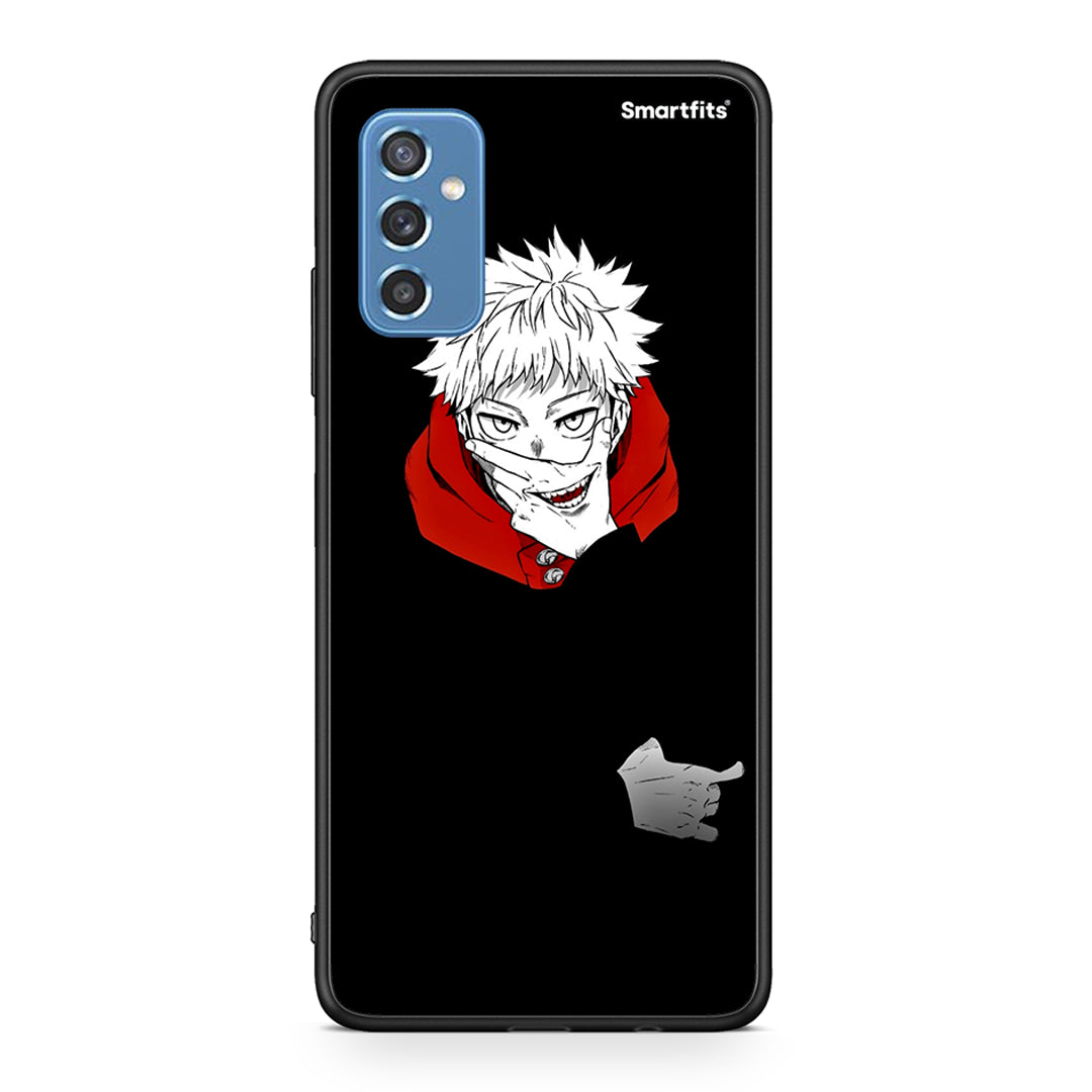 Samsung M52 5G Itadori Anime θήκη από τη Smartfits με σχέδιο στο πίσω μέρος και μαύρο περίβλημα | Smartphone case with colorful back and black bezels by Smartfits