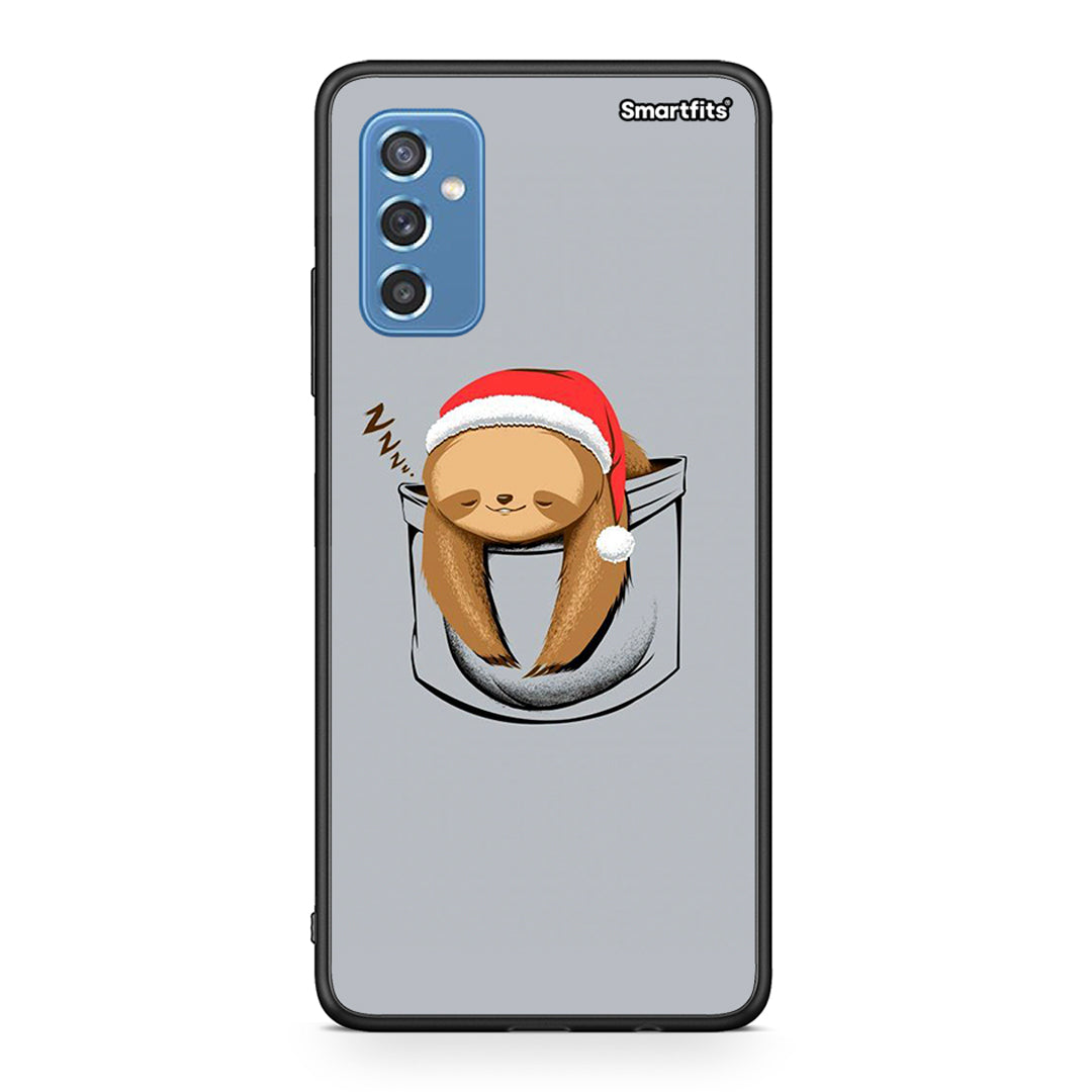 Samsung M52 5G Xmas Zzzz θήκη από τη Smartfits με σχέδιο στο πίσω μέρος και μαύρο περίβλημα | Smartphone case with colorful back and black bezels by Smartfits