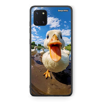 Thumbnail for Samsung Note 10 Lite Duck Face θήκη από τη Smartfits με σχέδιο στο πίσω μέρος και μαύρο περίβλημα | Smartphone case with colorful back and black bezels by Smartfits