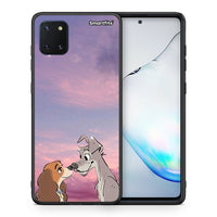 Thumbnail for Θήκη Samsung Note 10 Lite Lady And Tramp από τη Smartfits με σχέδιο στο πίσω μέρος και μαύρο περίβλημα | Samsung Note 10 Lite Lady And Tramp case with colorful back and black bezels