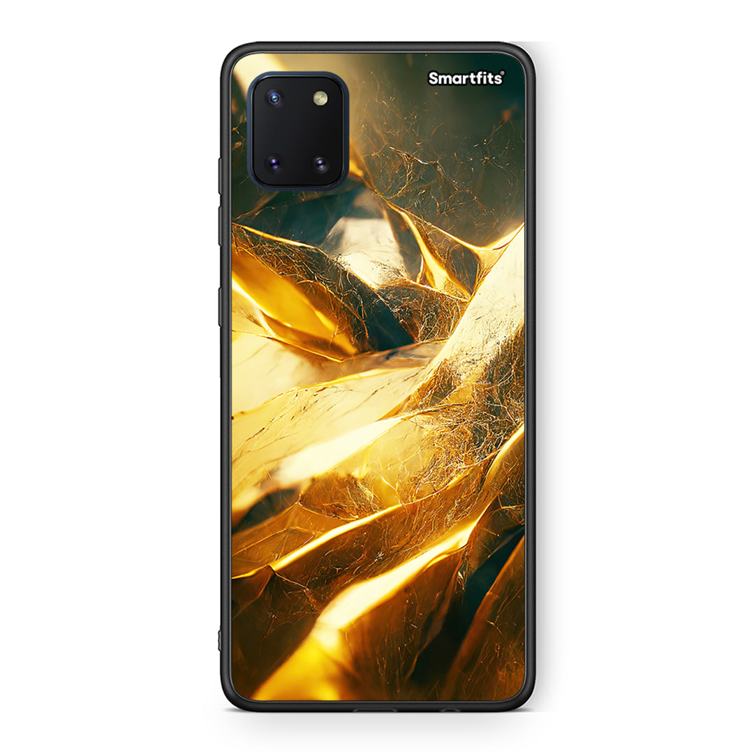 Samsung Note 10 Lite Real Gold θήκη από τη Smartfits με σχέδιο στο πίσω μέρος και μαύρο περίβλημα | Smartphone case with colorful back and black bezels by Smartfits