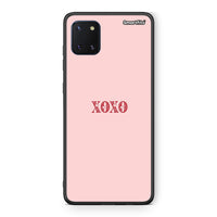 Thumbnail for Samsung Note 10 Lite XOXO Love θήκη από τη Smartfits με σχέδιο στο πίσω μέρος και μαύρο περίβλημα | Smartphone case with colorful back and black bezels by Smartfits