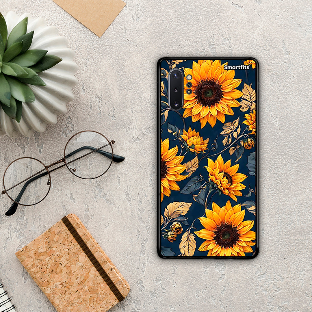 Autumn Sunflowers - Samsung Galaxy Note 10+ Case