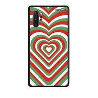 Thumbnail for Samsung Note 10+ Christmas Hearts θήκη από τη Smartfits με σχέδιο στο πίσω μέρος και μαύρο περίβλημα | Smartphone case with colorful back and black bezels by Smartfits