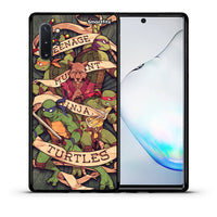 Thumbnail for Θήκη Samsung Note 10+ Ninja Turtles από τη Smartfits με σχέδιο στο πίσω μέρος και μαύρο περίβλημα | Samsung Note 10+ Ninja Turtles case with colorful back and black bezels