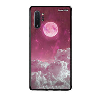 Thumbnail for Samsung Note 10+ Pink Moon Θήκη από τη Smartfits με σχέδιο στο πίσω μέρος και μαύρο περίβλημα | Smartphone case with colorful back and black bezels by Smartfits