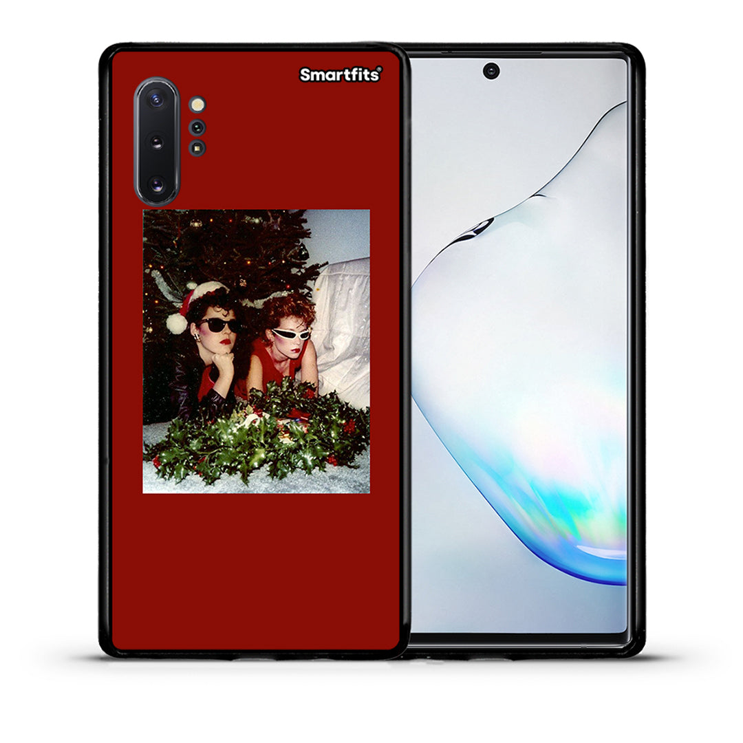 Θήκη Samsung Note 10+ Waiting For Xmas από τη Smartfits με σχέδιο στο πίσω μέρος και μαύρο περίβλημα | Samsung Note 10+ Waiting For Xmas case with colorful back and black bezels