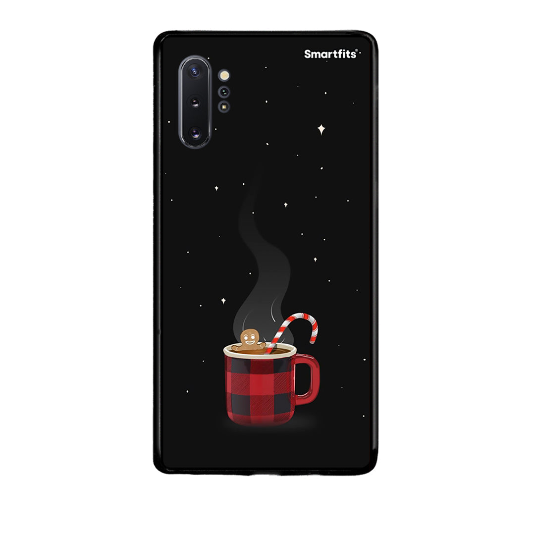 Samsung Note 10+ Xmas Bathing θήκη από τη Smartfits με σχέδιο στο πίσω μέρος και μαύρο περίβλημα | Smartphone case with colorful back and black bezels by Smartfits