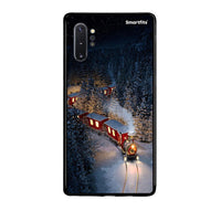 Thumbnail for Samsung Note 10+ Xmas Train θήκη από τη Smartfits με σχέδιο στο πίσω μέρος και μαύρο περίβλημα | Smartphone case with colorful back and black bezels by Smartfits