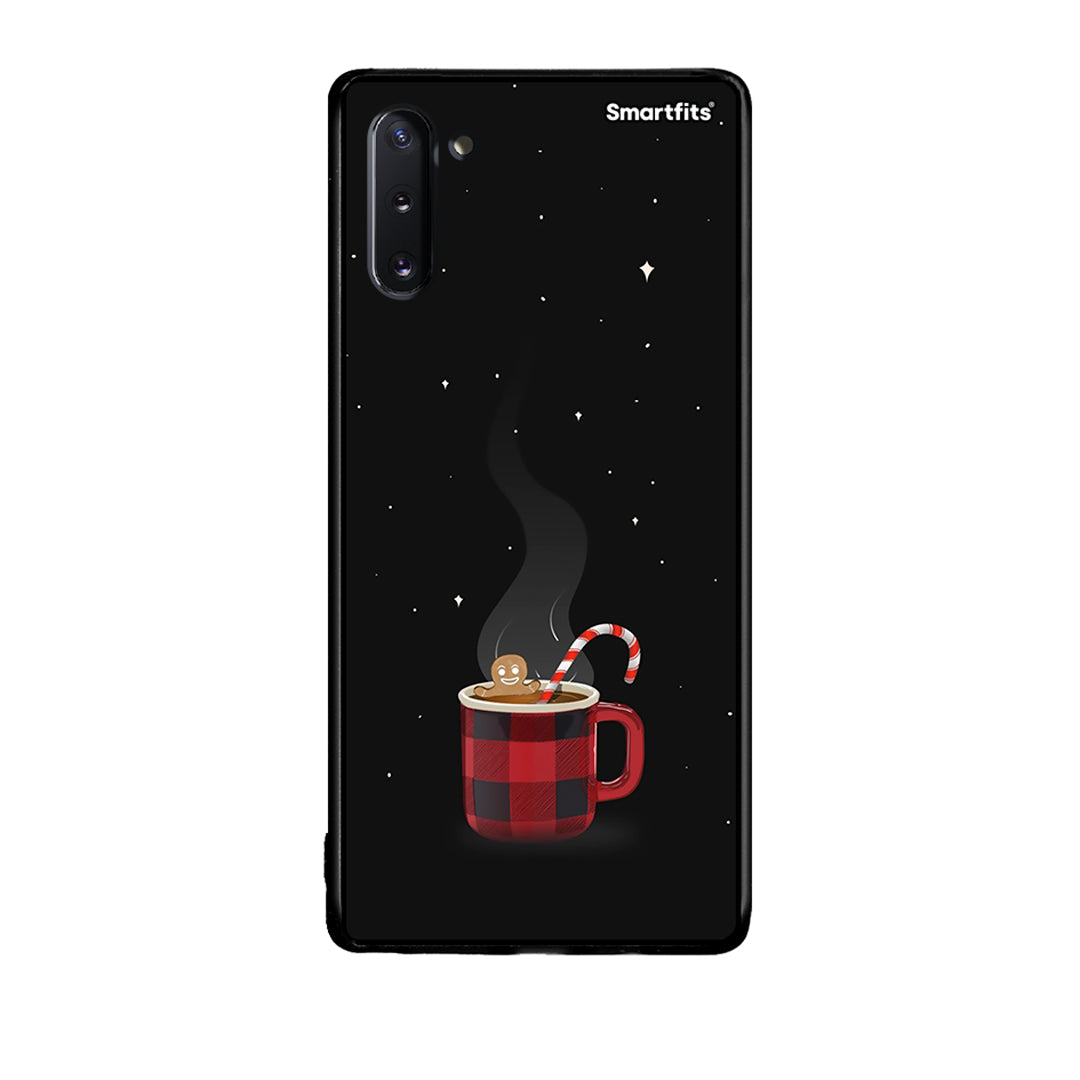 Samsung Note 10 Xmas Bathing θήκη από τη Smartfits με σχέδιο στο πίσω μέρος και μαύρο περίβλημα | Smartphone case with colorful back and black bezels by Smartfits